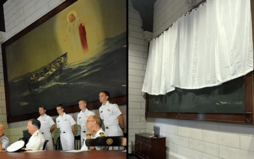 Controversy Erupts Over Jesus Painting at U.S. Merchant Marine Academy